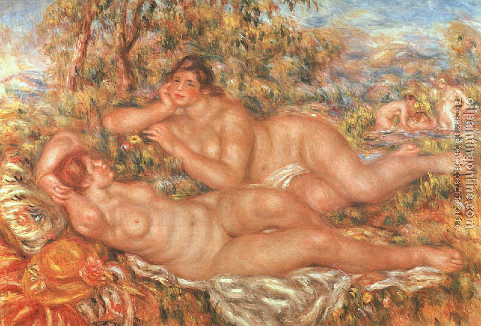 Renoir, Pierre Auguste - The Great Bathers (The Nymphs)